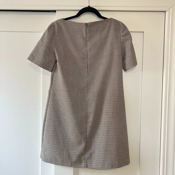 Zara Houndstooth Mini Dress - Picture 2 of 3